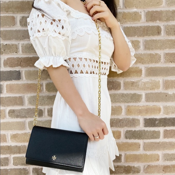 Tory Burch Handbags - NWT Tory Burch Wallet Crossbody Black